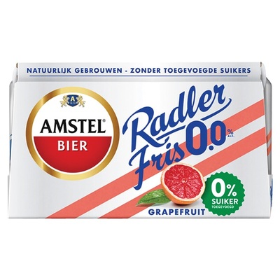 Amstel pils
alcoholvrij grapefruit