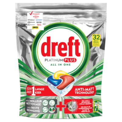 Dreft Vaatwastablet Platinum Plus Citroen