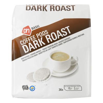 Budget Huismerk Koffiepads dark roast