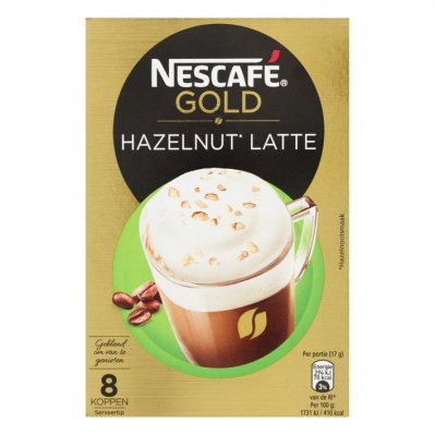 Nescafé Gold hazelnut latte