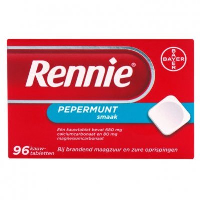 Rennie Pepermunt kauwtabletten