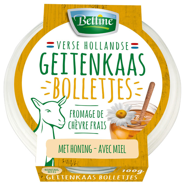 Bettine Salade bolletjes geitenkaas honing