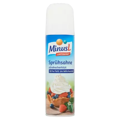 MinusL Laktosefrei Sprühsahne