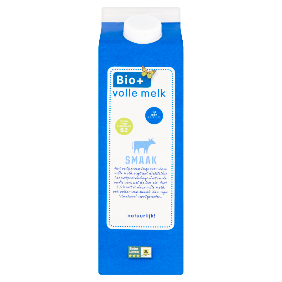 Bio+ Biologische volle melk