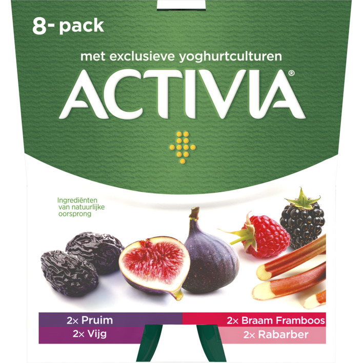 Activia 8-pack Fruit assorti