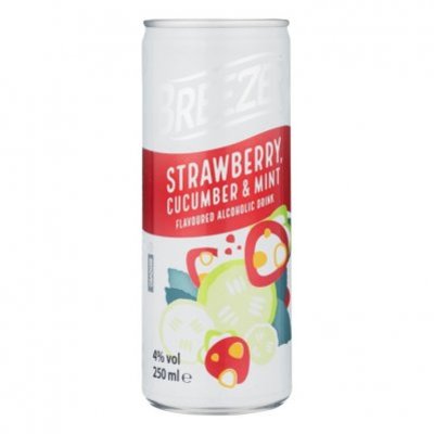 Bacardi Breezer strawberry cucumber mint