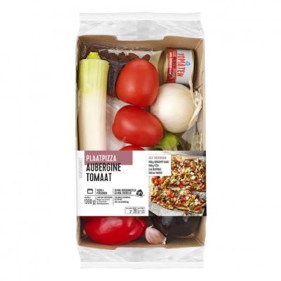 Huismerk Plaatpizza paprika courgette verspakket