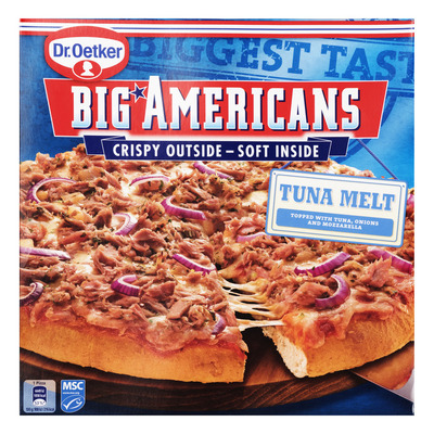 Dr. Oetker Big Americans pizza tuna melt