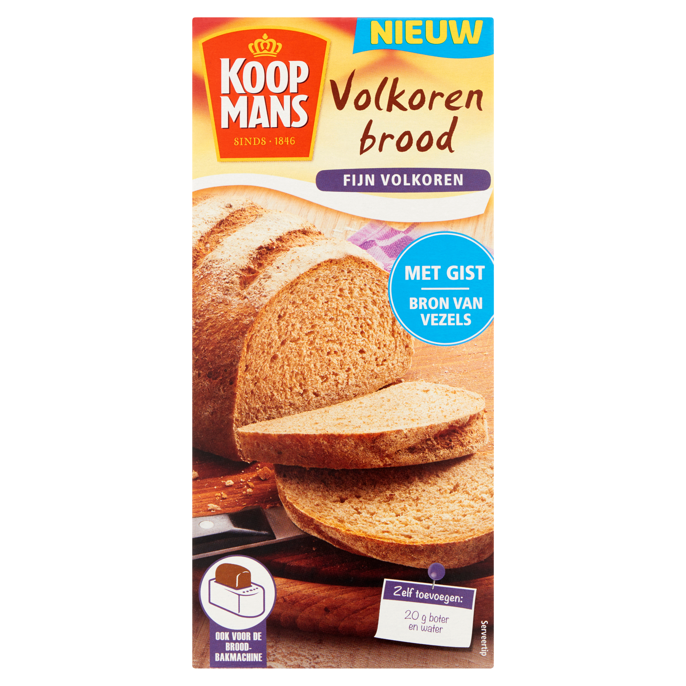 Koopmans Volkorenbrood 450 g