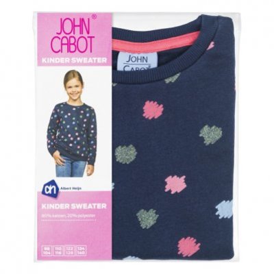 John Cabot Sweat stip 134/140