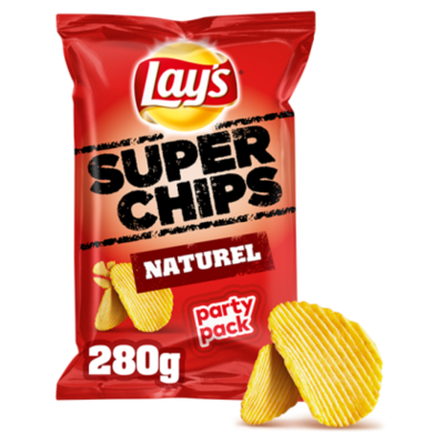 Lays Superchips naturel