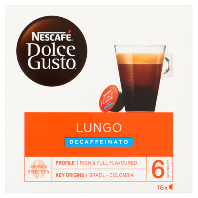 Nescafe Dolce Gusto Cups lungo decaffeinato