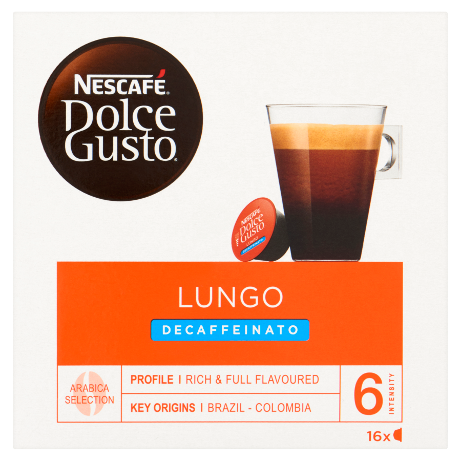 Nescafe Dolce Gusto Cups lungo decaffeinato