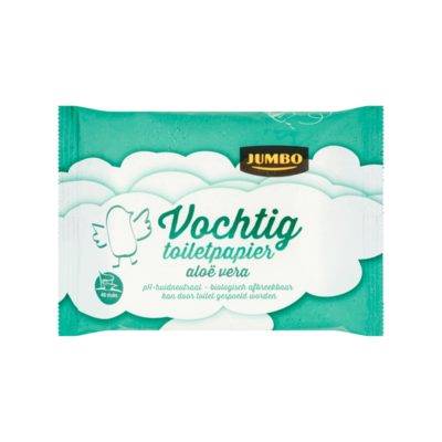 Huismerk Vochtig Toiletpapier Aloë Vera
