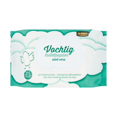 Huismerk Vochtig Toiletpapier Aloë Vera