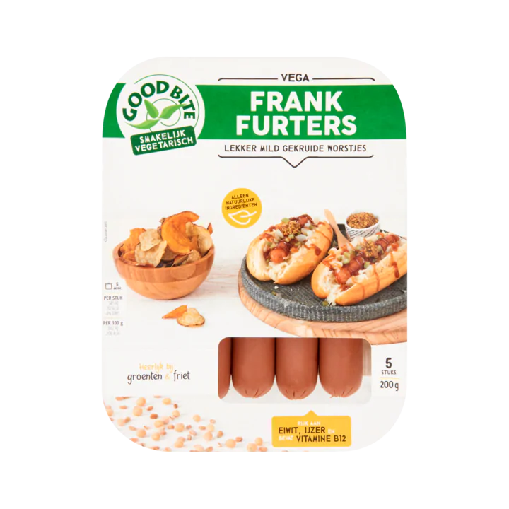 GoodBite Vega Frankfurters 5 Stuks
