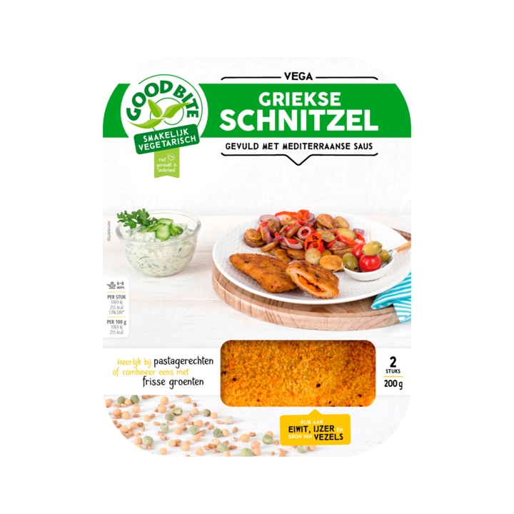 GoodBite Vega Griekse Schnitzel 2 Stuks