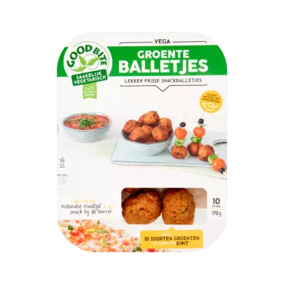 GoodBite Vega Groenteballetjes 10 Stuks