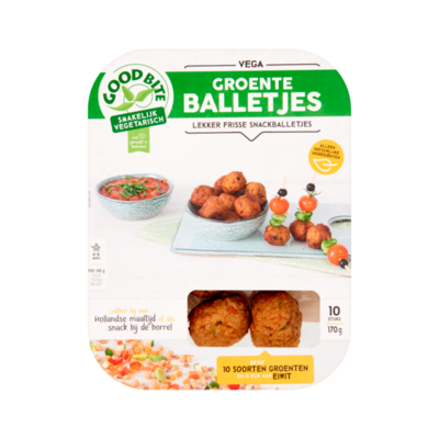 GoodBite Vega Groenteballetjes 10 Stuks