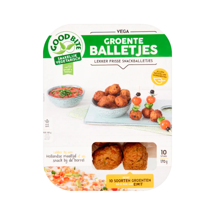 GoodBite Vega Groenteballetjes 10 Stuks