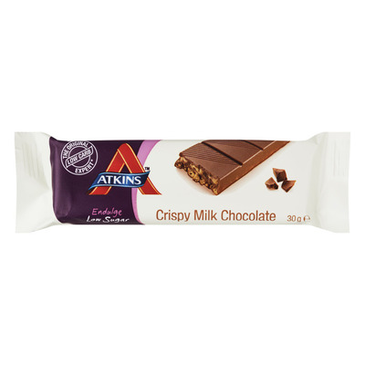 Atkins Endulge reep krokante melkchocolade