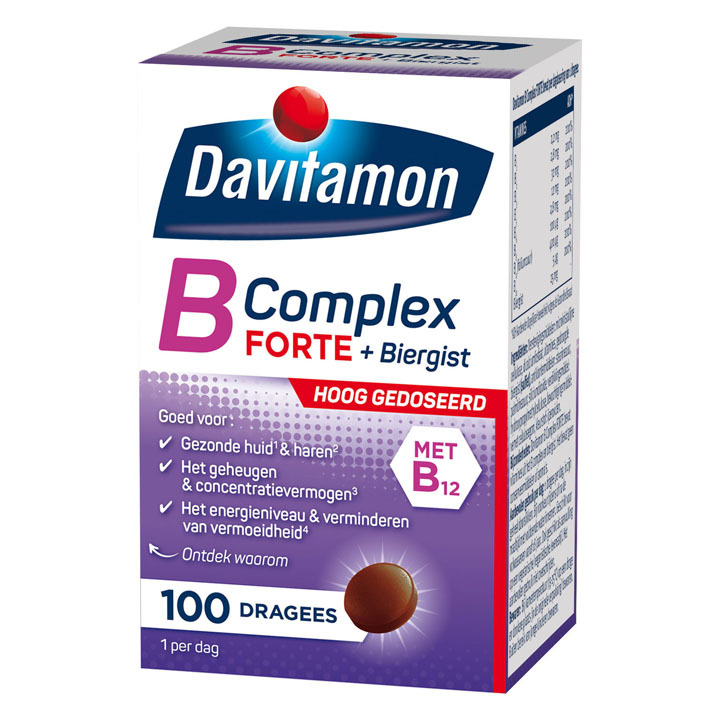 Davitamon B-complex forte + biergist dragees
