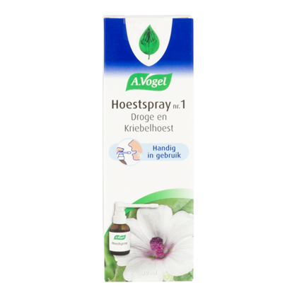 A. Vogel Hoestspray bij droge en kriebelhoest