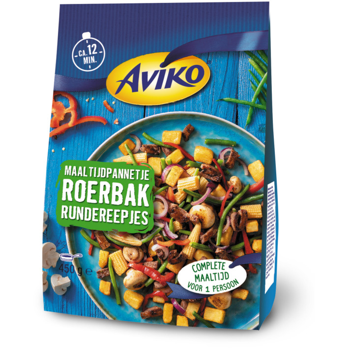 Aviko Maaltijdpannetje roerbak runderreepjes
