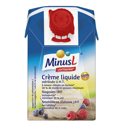 MinusL Lactosevrije houdbare slagroom