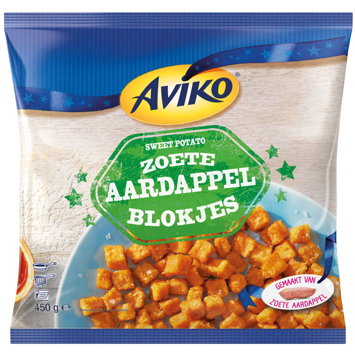 Aviko Zoete aardappel blokjes