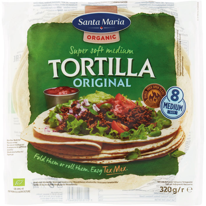 Santa Maria Organic original tortilla
