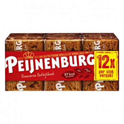 Peijnenburg Ontbijtkoek naturel portieverpakking