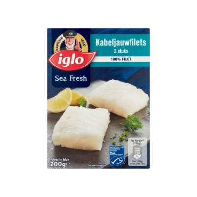 Iglo Sea Fresh Kabeljauwfilets 2 Stuks