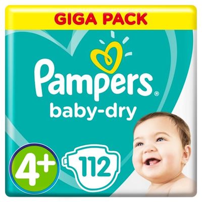 Pampers Baby-dry maat 4+