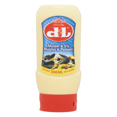 D&L Mossel & Vis Saus Knijpfles