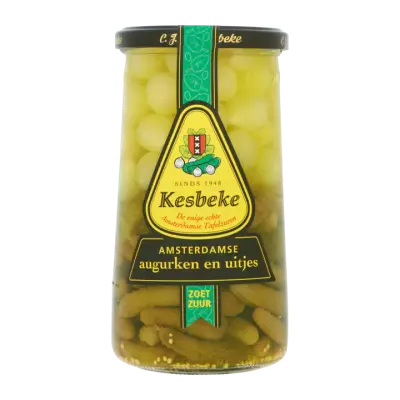Kesbeke Amsterdamse Augurken en Uitjes Zoetzuur