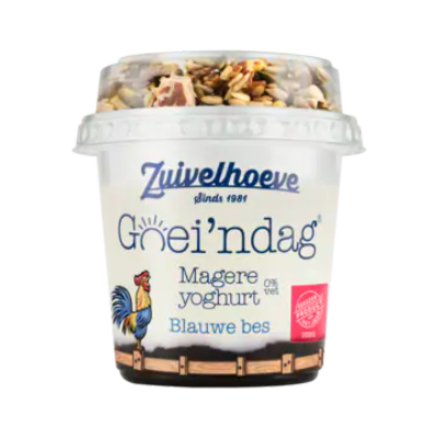 Zuivelhoeve Goei'ndag Magere Yoghurt Blauwe Bes