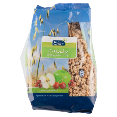Bio+ Crunchy Muesli Appel en Rozijnen