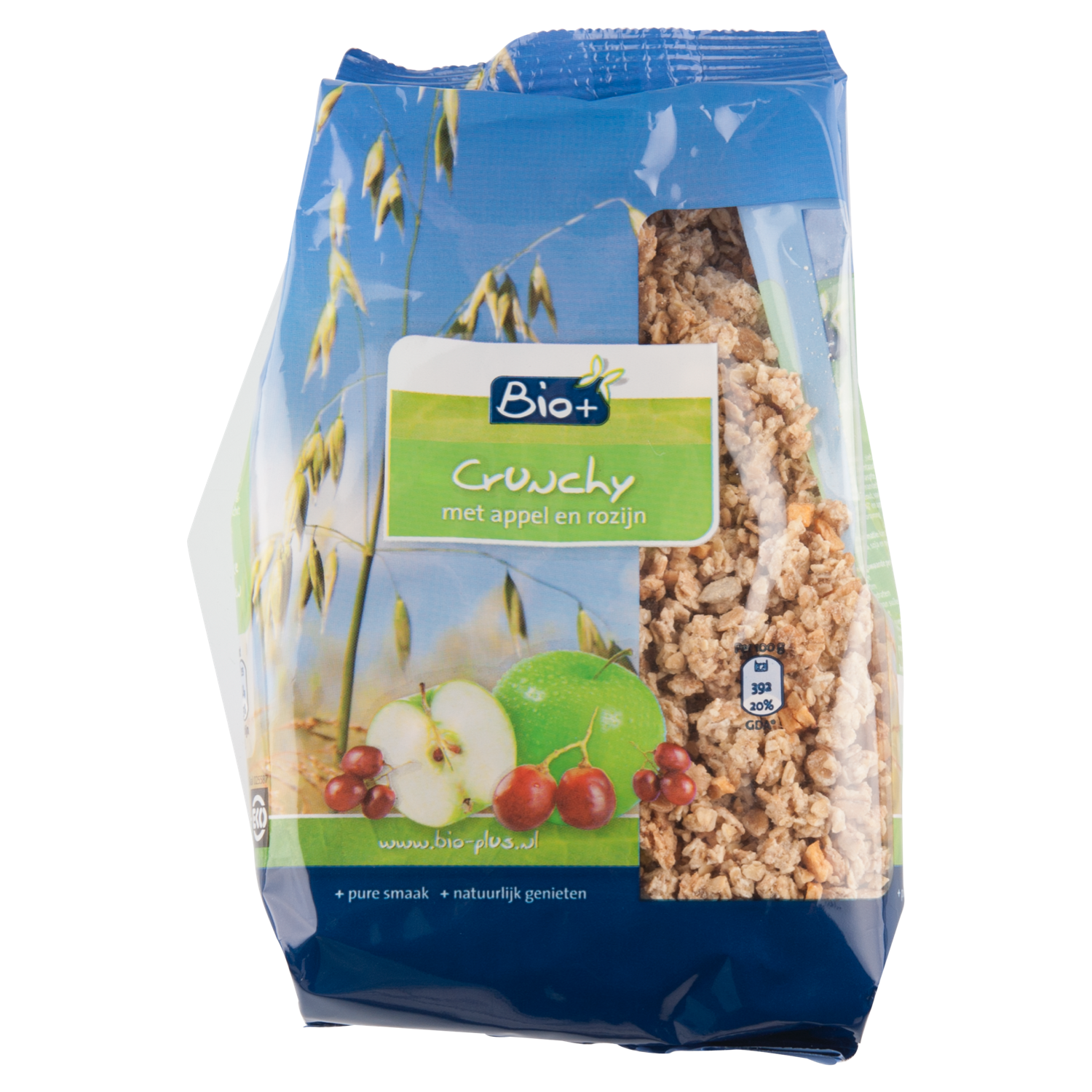 Bio+ Crunchy Muesli Appel en Rozijnen