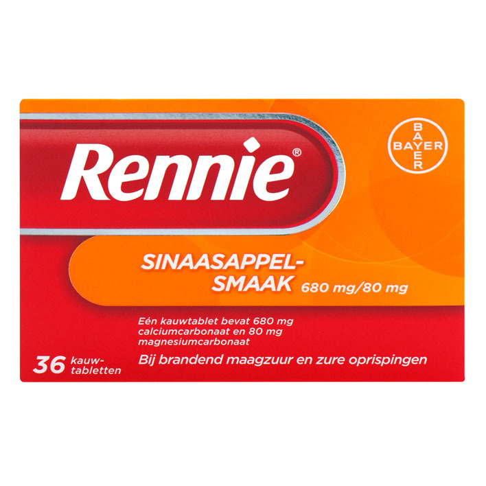 Rennie Sinaasappel kauwtabletten