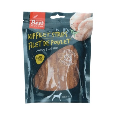 Best for your Friend Hondensnack Kipfilet Naturel Large