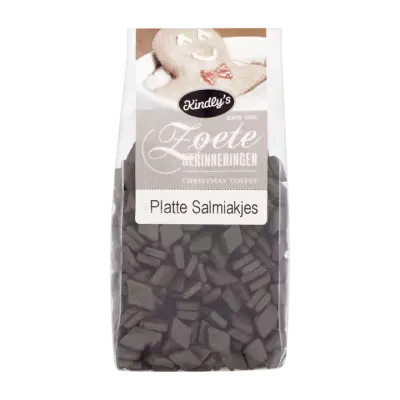 Kindly's Zoete Herinneringen Platte Salmiakjes