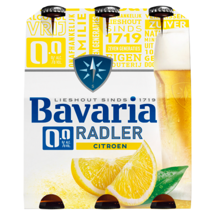 Bavaria 0.0% Alcoholvrij Radler Citroen