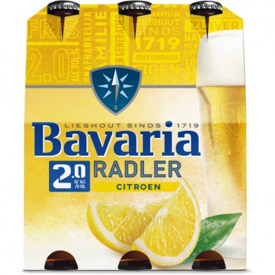Bavaria Radler lemon 2.0% citroen