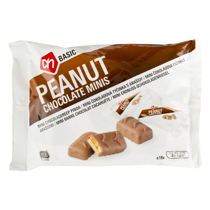 Budget Huismerk Pinda chocolade mini's