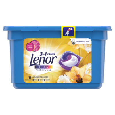 Lenor 3 in 1 pods gouden orchidee 11ct