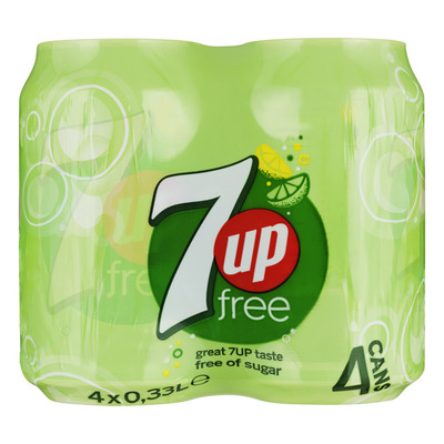 7-Up Free blikjes 4-pack