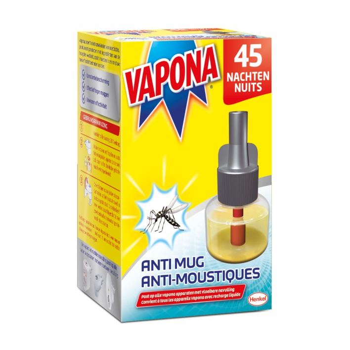 Vapona Anti-mug navulling voor 45 nachten