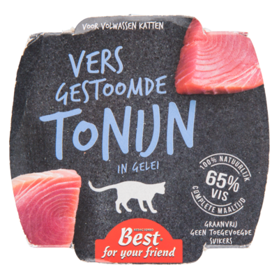 Best For Your Friend Kattenvoer kuipje tonijn