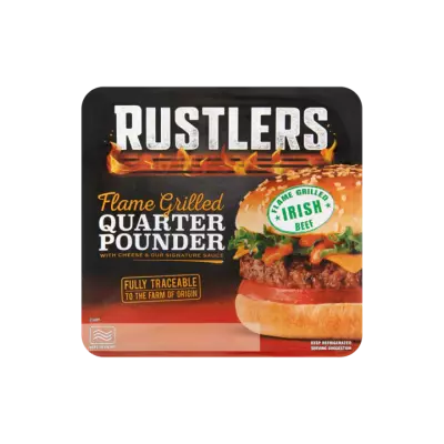Rustlers Flame Grilled Quarter Pounder